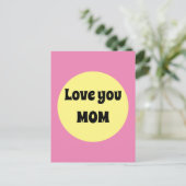 黄色のビッグドット ポストカード (スタンド正面)