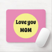 黄色のビッグドット マウスパッド (マウス)