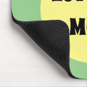 黄色のビッグドット マウスパッド (コーナー)