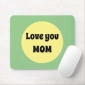 黄色のビッグドット マウスパッド (マウス)