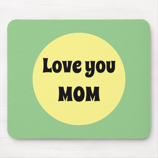 黄色のビッグドット マウスパッド (正面)