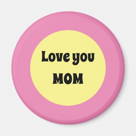 黄色のビッグドット マグネット (正面)