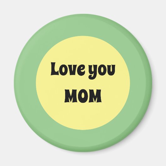 黄色のビッグドット マグネット (正面)