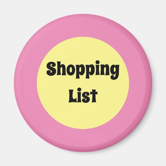 黄色のビッグドット マグネット (正面)