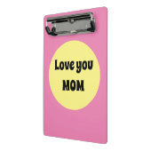 黄色のビッグドット ミニクリップボード (アングル2)