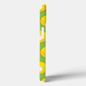 黄色のビリヤードのボールナンバワンパターン Case-Mate iPhoneケース (裏面 / 右)