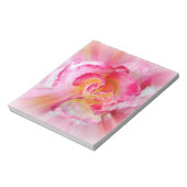 黄色のピンクのバラ ノートパッド (回転)