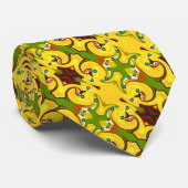 黄色のファッション 男性へ ネクタイ (ロール)