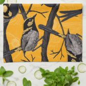 黄色のフェアリーのレンチ キッチンタオル (折り畳み)