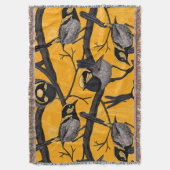 黄色のフェアリーのレンチ スローブランケット (正面縦)