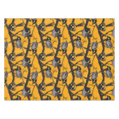 黄色のフェアリーのレンチ テーブルクロス (正面(横))