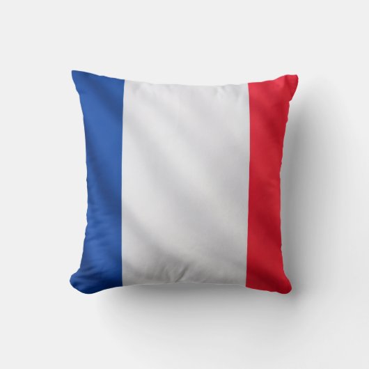 黄色のフランス国旗 - 現代的な芸術的アプローチ クッション (正面)