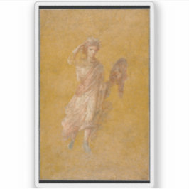 黄色のフレスコパネルのムース付きフラグメント シール