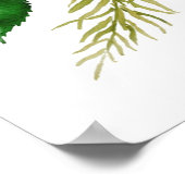 黄色のフローラの私たちはあなたを愛している50誕生日 ポスター (角)