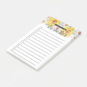 黄色のフローラ名チェックボ空白のックスで一覧を表示 ポストイット (アングル)