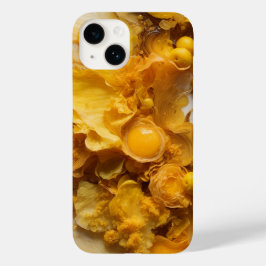 黄色のフローラ抽象芸術壁紙 Case-Mate iPhone 14ケース