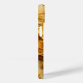 黄色のフローラ抽象芸術壁紙 Case-Mate iPhoneケース (裏面 / 右)