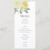 黄色のフローラ |のフ結婚ラットメニュー メニュー (正面)