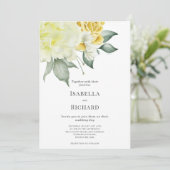 黄色のフローラ | 結婚s 招待状 (スタンド正面)