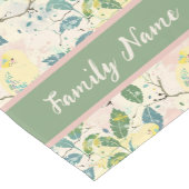 黄色のブデガー模様 ショートテーブルランナー (コーナー)