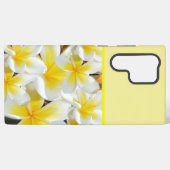黄色のプルメリアの花束, SAMSUNG GALAXYケース (裏面横)