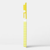 黄色のプレイドと水玉模様 Case-Mate iPhoneケース (裏面 / 右)