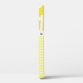 黄色のプレイドと水玉模様 Case-Mate iPhoneケース (裏面 / 左)