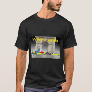 黄色のベスト Tシャツ