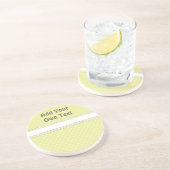 黄色のベビーシャワー コースター (側面)