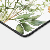 黄色のホワイトウォーター色ワイルドフラワーオフィスの贈り物 デスクマット (コーナー)