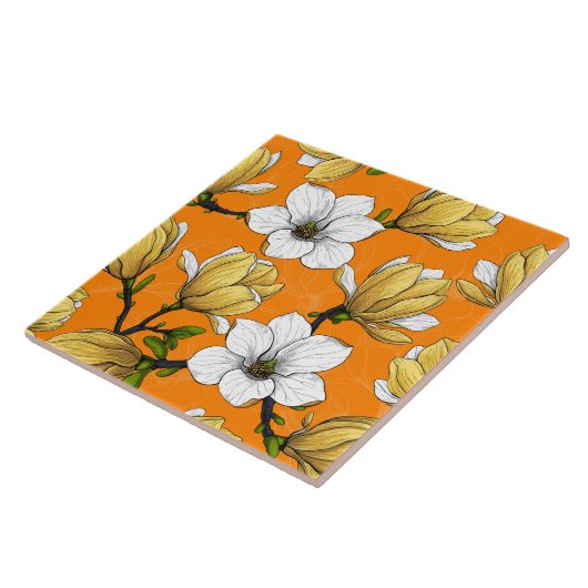 黄色のマグノリアの庭 タイル (側面)