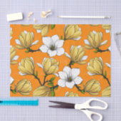 黄色のマグノリアの庭 薄葉紙 (クラフト)