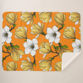 黄色のマグノリア庭園 シェルパブランケット (正面(横))