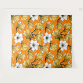 黄色のマグノリア庭園 タペストリー (正面(横))