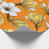 黄色のマグノリア庭園 ラッピングペーパー (角)