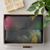 黄色のマコー色の爆発 薄葉紙 (ギフト)