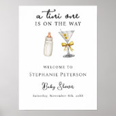 黄色のマルティーニの赤ちゃんシャワーの途中のチニの人 ポスター (正面)