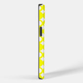 黄色のモダンボールデザイン(名前) Case-Mate iPhoneケース (裏面 / 右)