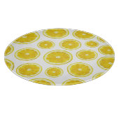 黄色のモダンレモンは新鮮な果物を切る カッティングボード (角)