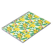 黄色のユーカリの花 ノートブック (左側)