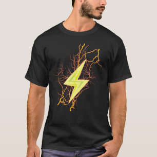 黄色のライトニングボルト、雷と電力 Tシャツ