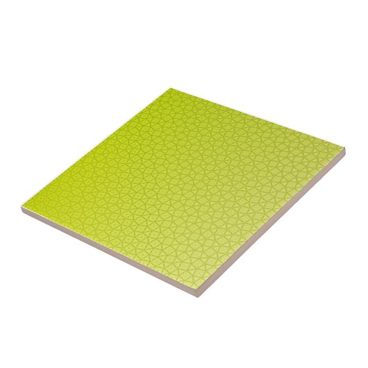 黄色のライム抽象芸術幾何学的モーフパターン タイル (側面)