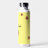 黄色のラディバグ ウォーターボトル (左面)