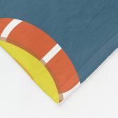 黄色のラバーダック、かわいい、シームレスなパターン。 フリースブランケット (角)