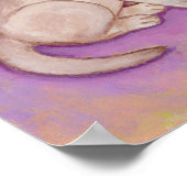 黄色のラブラドールの卒業作品 ポスター (角)