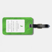 黄色のラブラドールラゲージタグ ラゲッジタグ (裏面横)