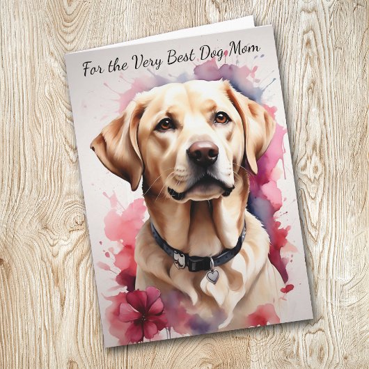 黄色のラブラドールレトリエバードッグ私の尾を泣かせる シーズンカード