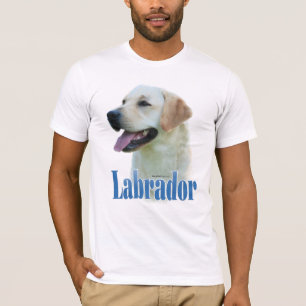 黄色のラブラドール取得の名前 Tシャツ