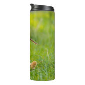 黄色のラブラドール遊をスティックで取り込む タンブラー (回転右)