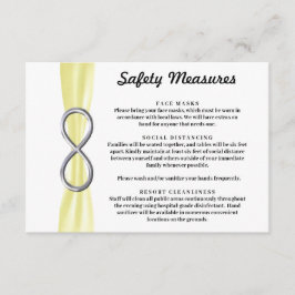 黄色のリボン 銀のインフィニティ 安全対策 エンクロージャーカード